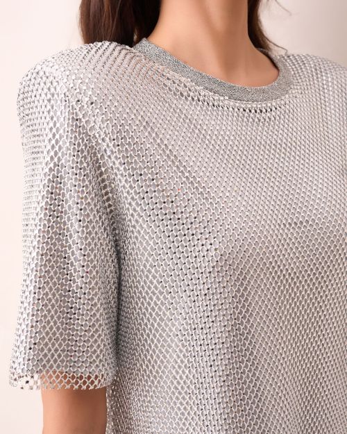 Crystal net dress