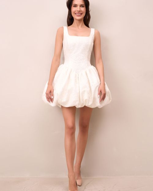 Glitter puff dress