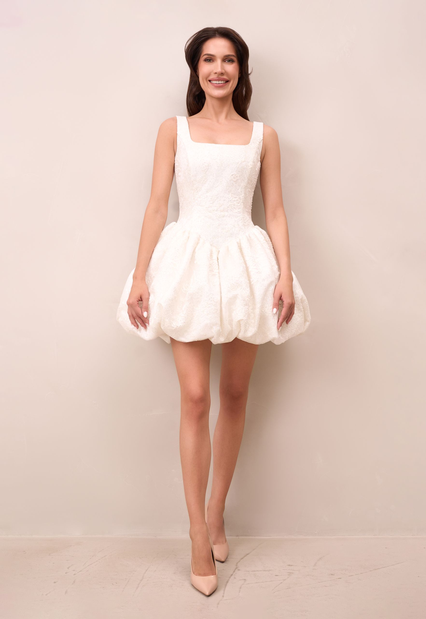 Glitter puff dress