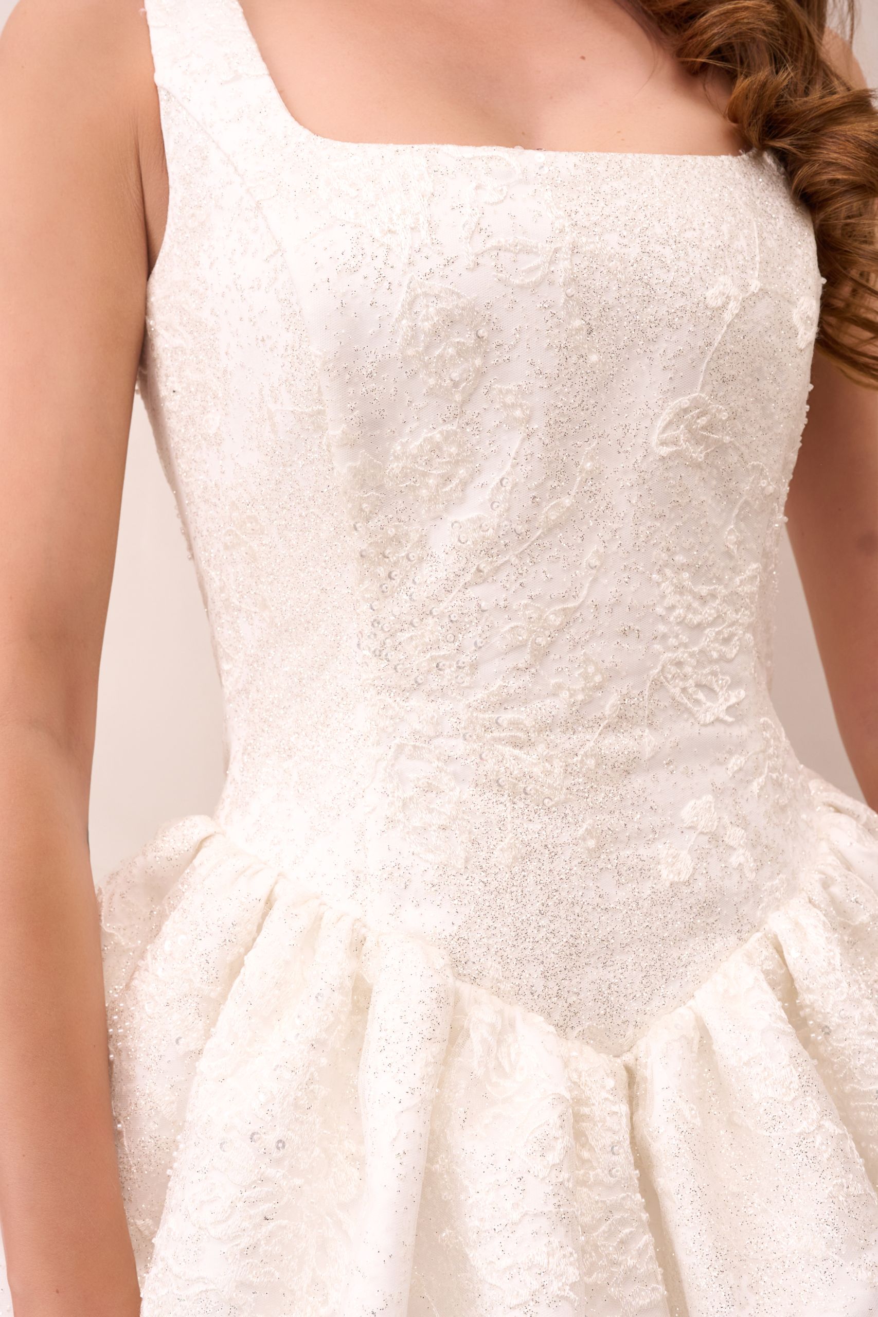 Glitter puff dress